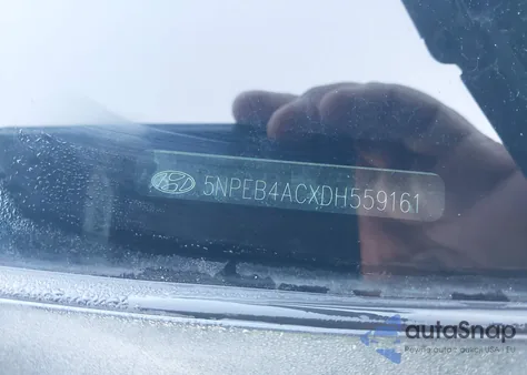 2013 Hyundai Sonata Gls z USA, uszkodzony, nr VIN 5NPEB4ACXDH559161